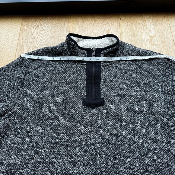 Orvis Men’s Brighton 1/4 Zip Sherpa Lined Sweater Pullover - L - Picture 8 of 13